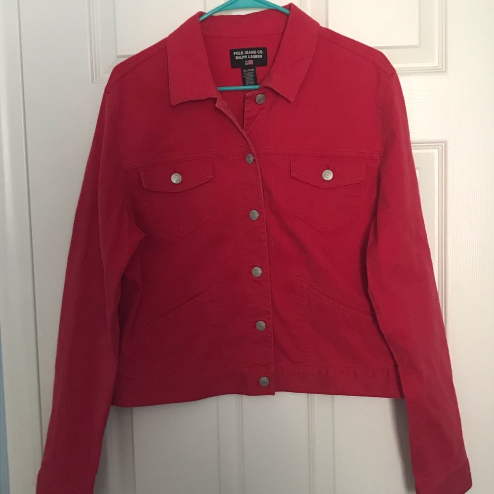 Polo pink jean jacket